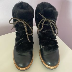 Fur boots